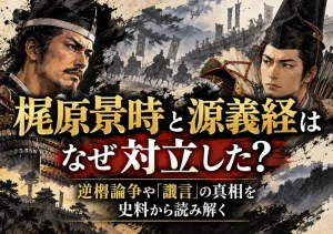 梶原景時と源義経はなぜ対立した？